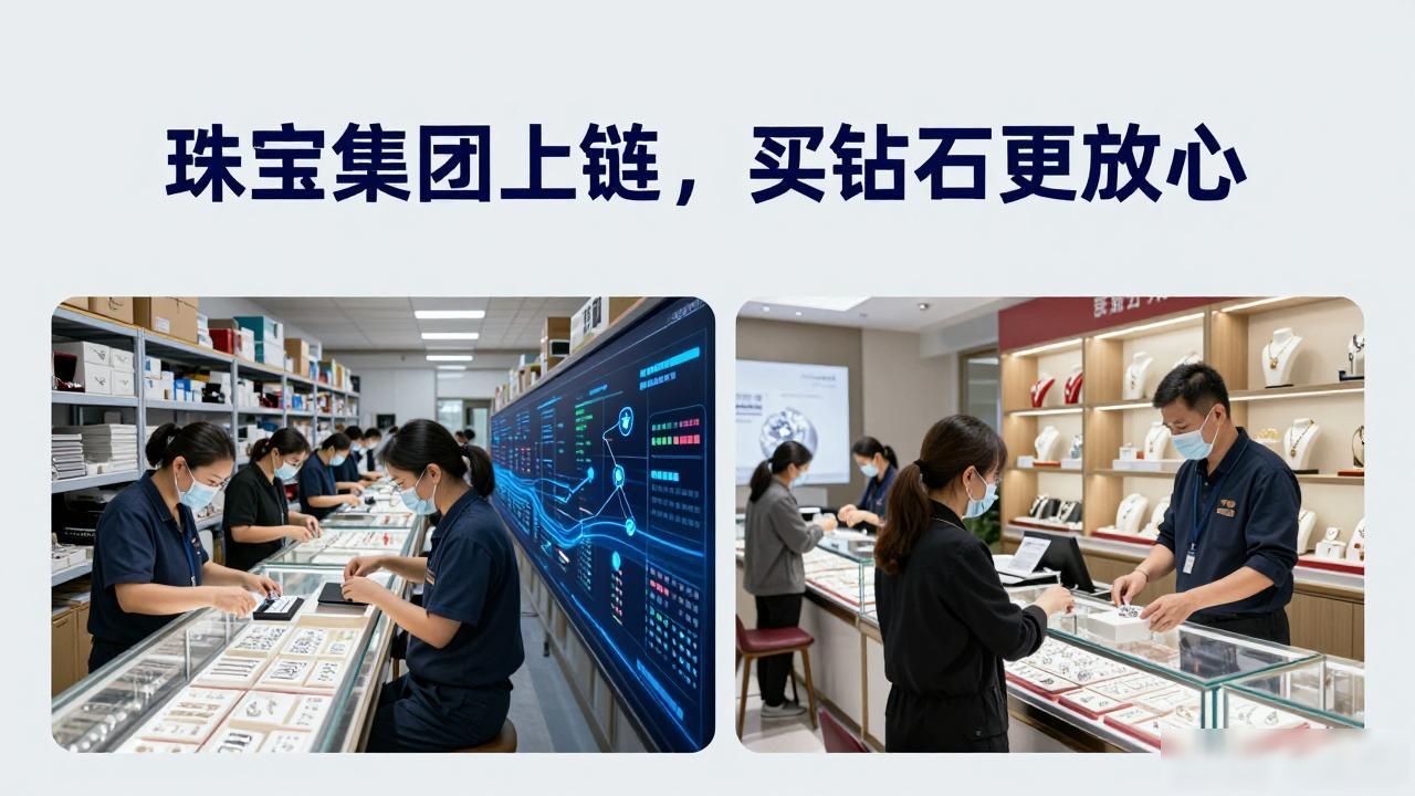 珠宝集团区块链平台_珠宝区块链溯源_钻石金器区块链认证
