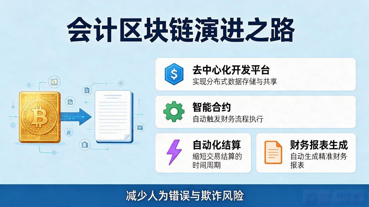 会计区块链起源_会计区块链技术的诞生背景 区块链技术对传统会计的变革作用 智能合约在会计流程中的应用