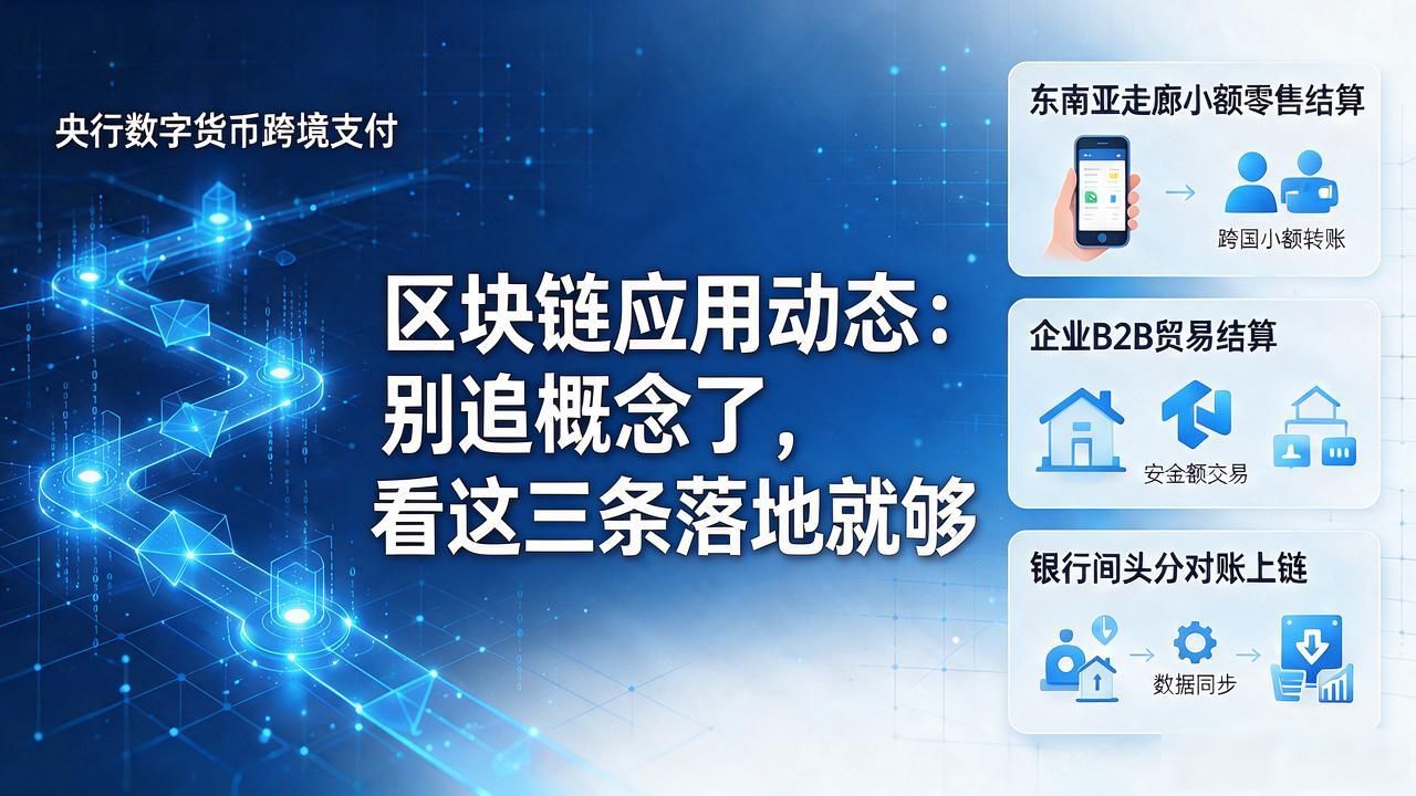 区块链供应链金融_央行数字货币跨境清算_区块链应用动态