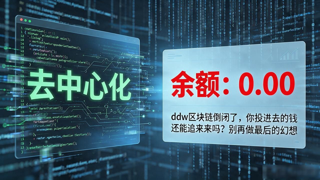 ddw区块链倒闭了_ddw区块链跑路 提现困难 资金盘识别