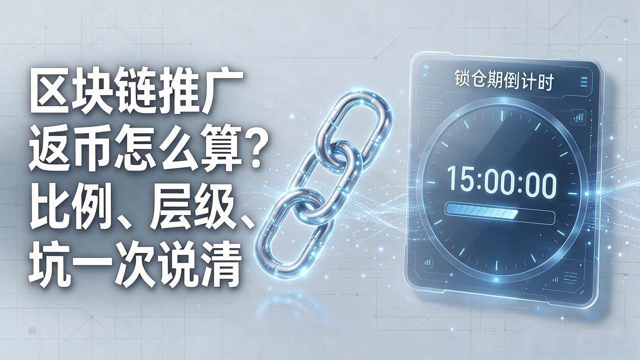 区块链推广返币_推广返币比例到账时间锁仓_区块链项目推广返币方案设计